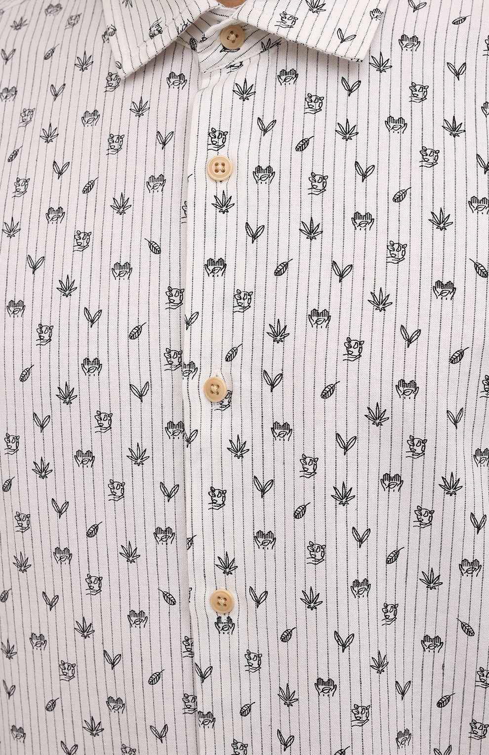 Хлопковая рубашка BOSS, арт. 50448095, фото 5