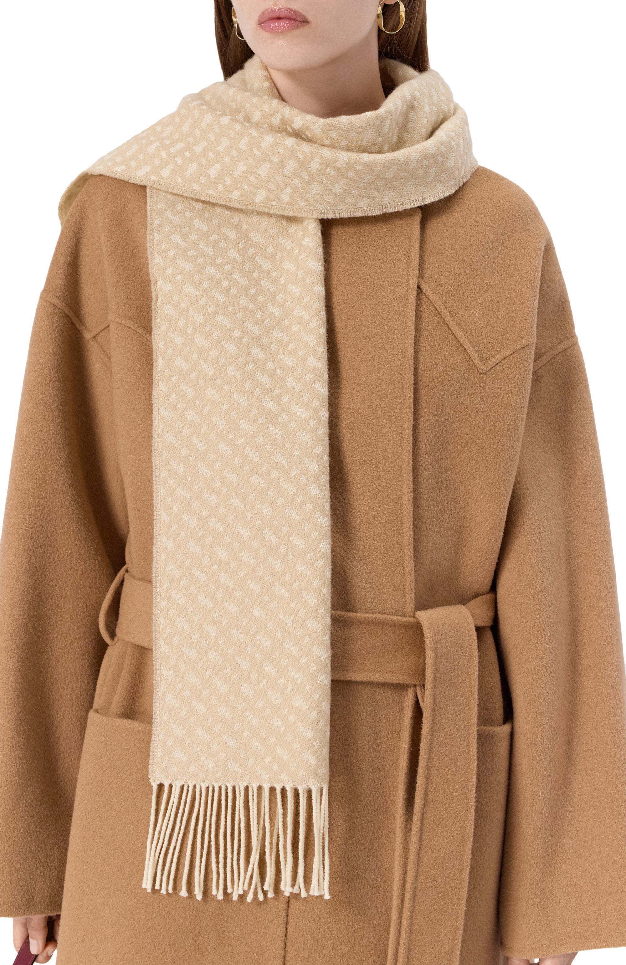 Шерстяной шарф BOSS, арт. 50549852, фото 2