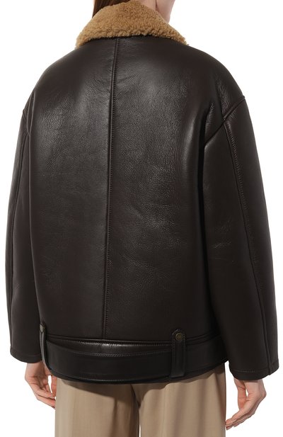 Дубленка из овчины LUDA NIKISHINA, арт. FJ/AIR/np-kr/brown, фото 4