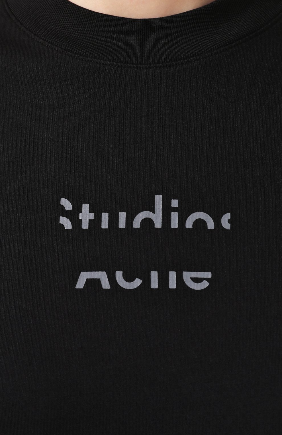 Хлопковая футболка ACNE STUDIOS, арт. AL0106, фото 5