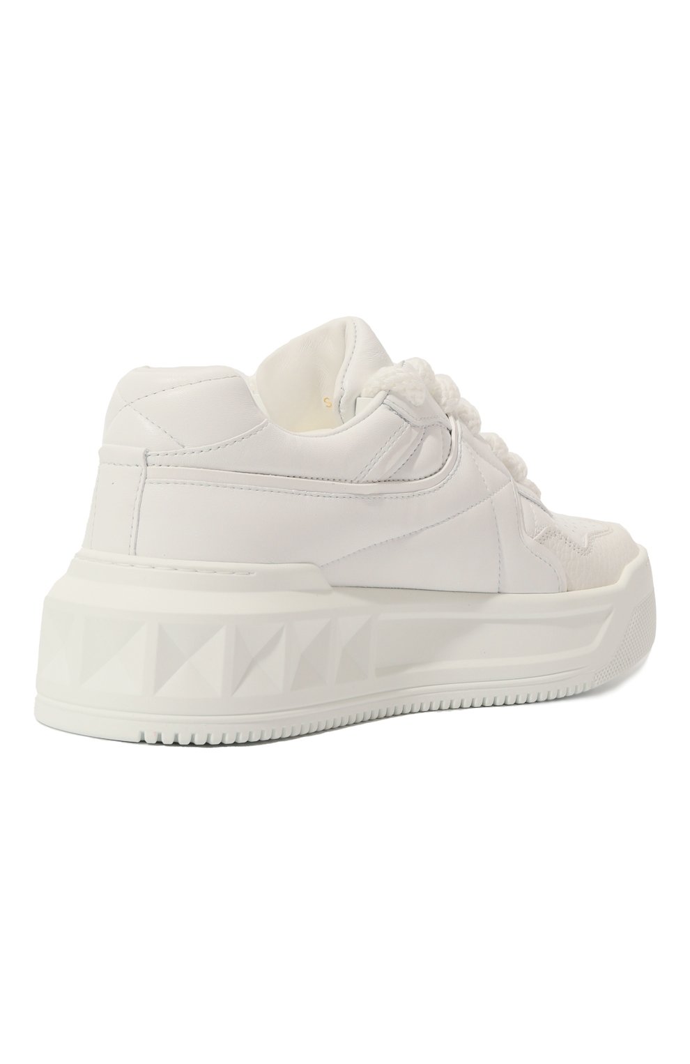 Кожаные кеды one stud xl VALENTINO белого цвета по цене 85450 руб., арт. 5W2S0FQ4/XTM, фото 5 Кожаные кеды one stud xl VALENTINO, арт. 5W2S0FQ4/XTM, фото 5