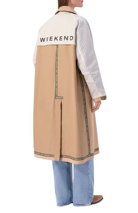 Двусторонний тренч Weekend Max Mara WKDCANASTA Бежевый  WKDCANASTA Фото 7