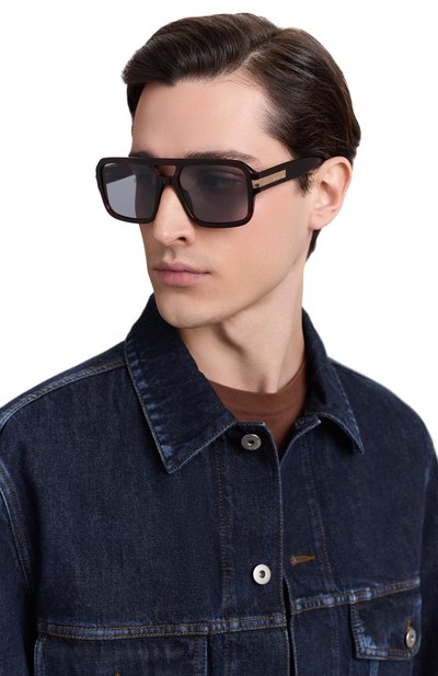 Солнцезащитные очки DSQUARED2 коричневого цвета по цене 31500 руб., арт. D20197 EX4, фото 2 Солнцезащитные очки DSQUARED2, арт. D20197 EX4, фото 2