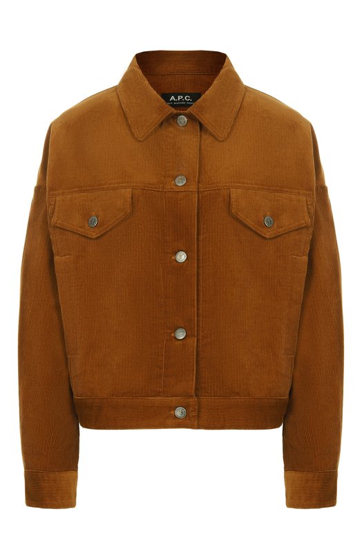 Вельветовая куртка A.P.C. F02905/C0HH0 Коричневый F02905/C0HH0