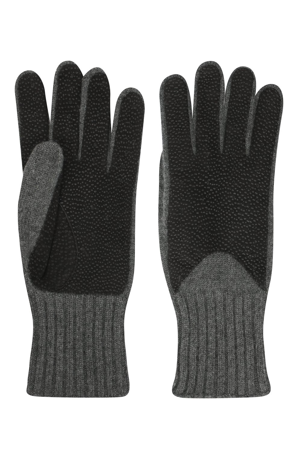 Кашемировые перчатки с отделкой из кожи LORO PIANA, арт. FAG4631, фото 2