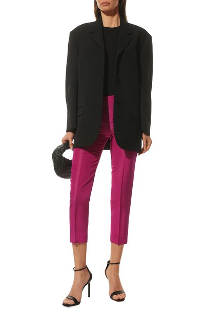 Шелковый брюки VALENTINO, арт. XB0RB4Q56DE, фото 2