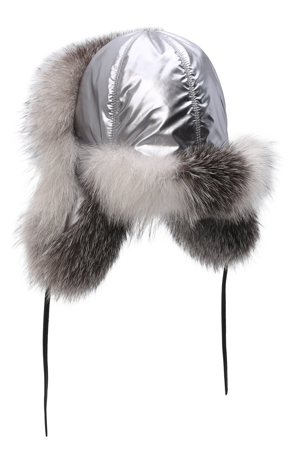 шапка-ушанка с мехом песца FURLAND серебряного цвета по цене 74800 руб., арт. 0194803310010600138, фото 3 шапка-ушанка с мехом песца FURLAND, арт. 0194803310010600138, фото 3