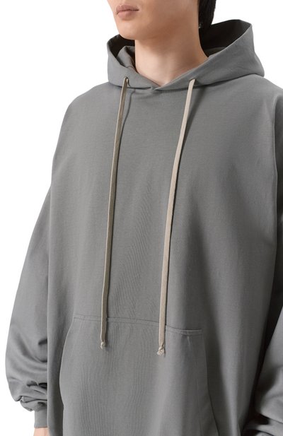 Хлопковое худи RICK OWENS, арт. RU01F2288/BA, фото 5