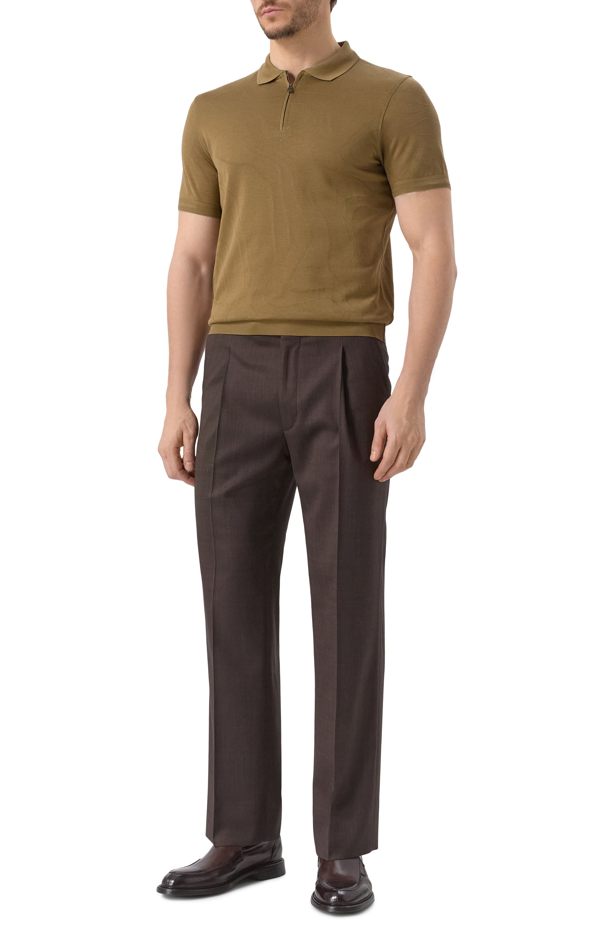 Хлопковое поло CORNELIANI, арт. 25G520-2525009, фото 2