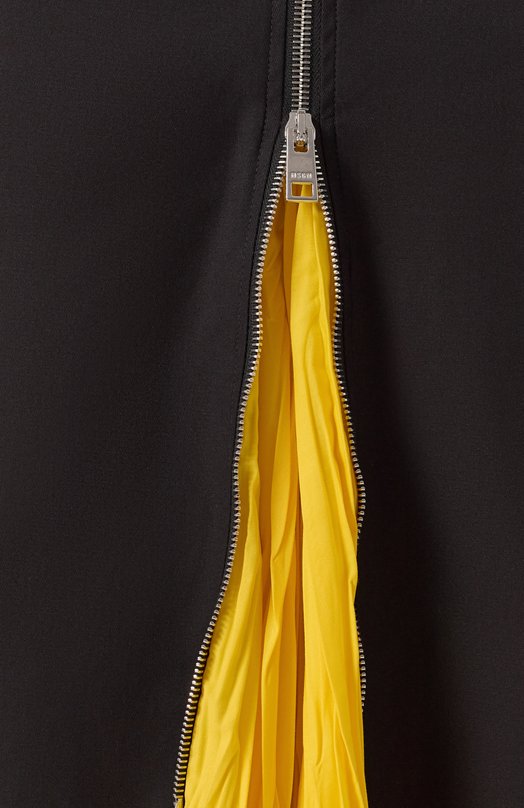 Хлопковая юбка MSGM 3841MDD26/257126 Чёрный  3841MDD26/257126 Фото 6