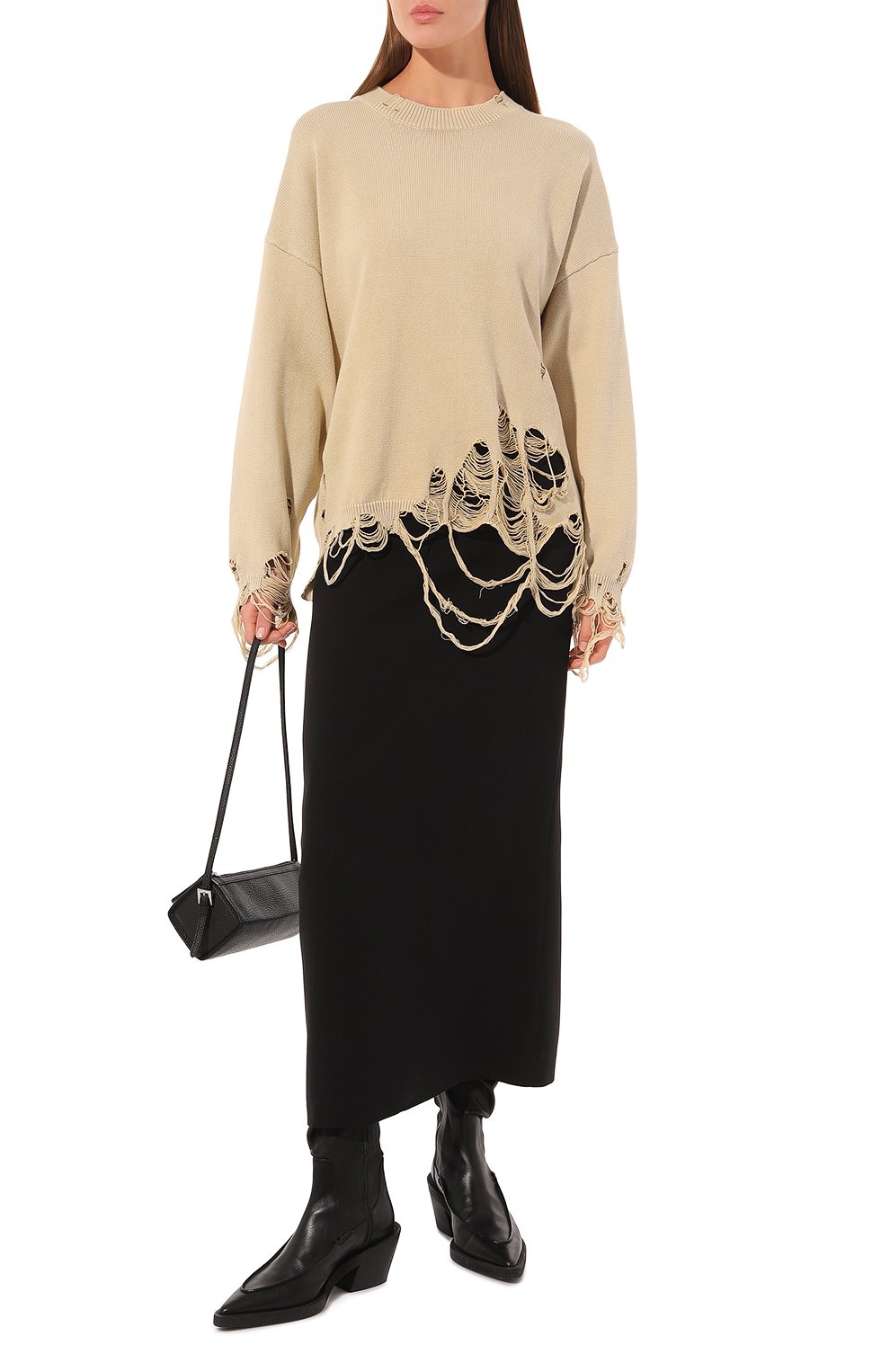 Хлопковый пуловер R13, арт. R13WY107-Y075B, фото 2