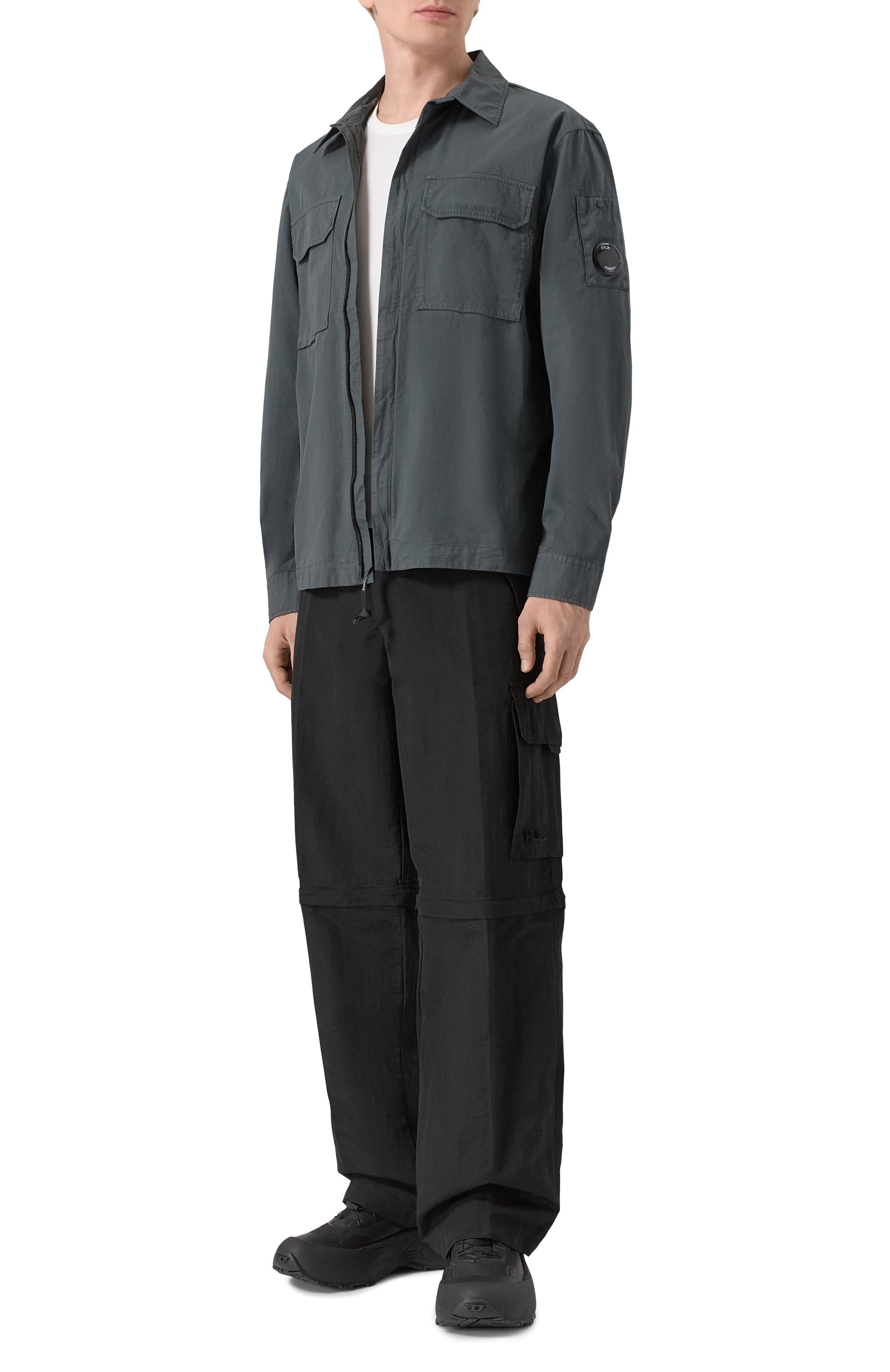 Хлопковая куртка-рубашка C.P. COMPANY, арт. 20CM0S156A/110143G, фото 2