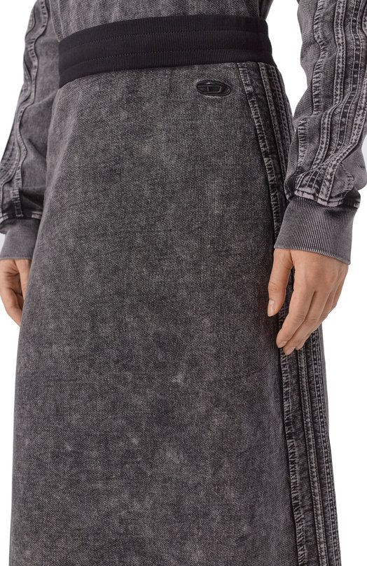 Хлопковая юбка Diesel A20998/0DCCJ Серый  A20998/0DCCJ Фото 5