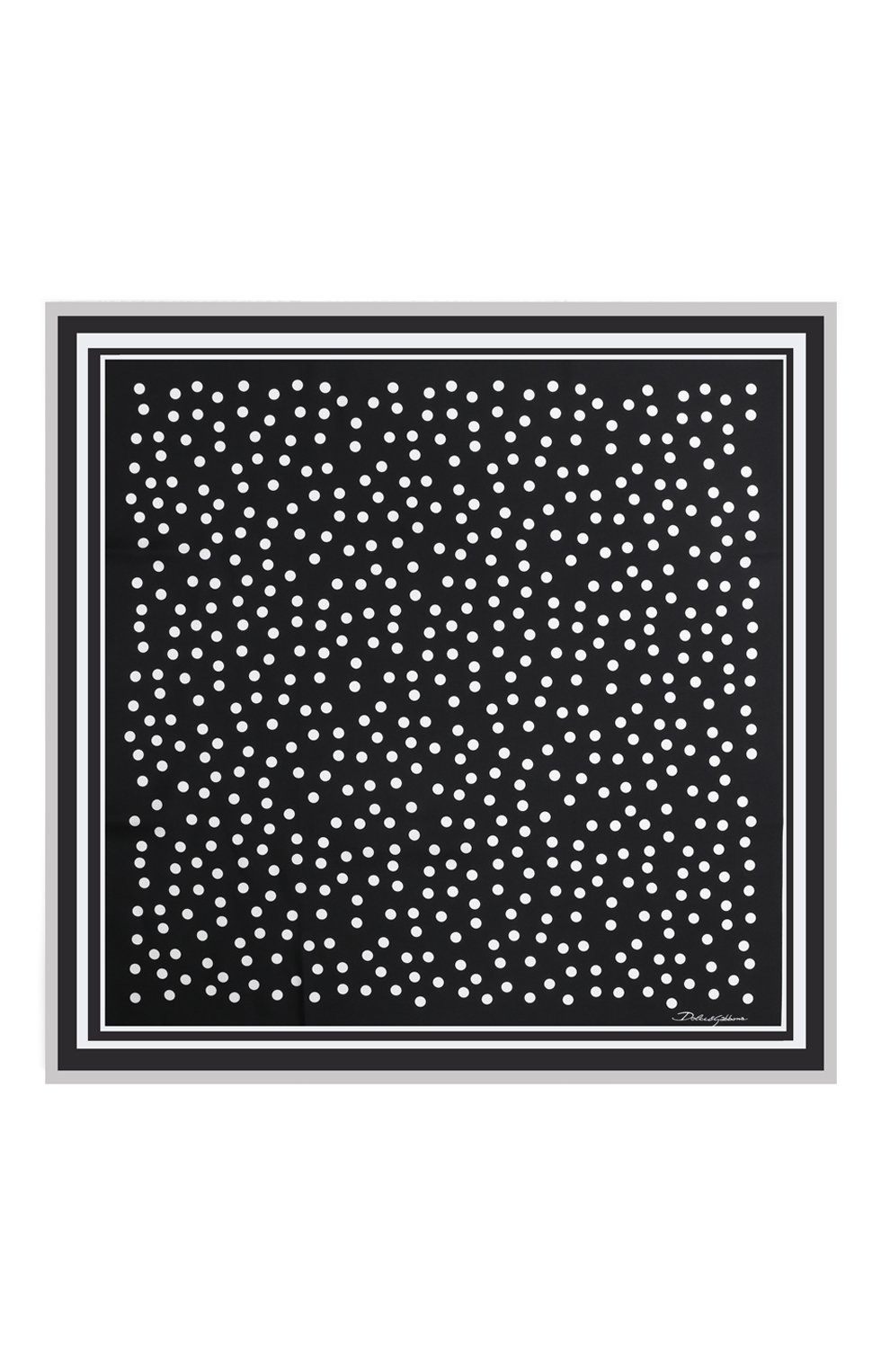 Шелковый платок DOLCE & GABBANA, арт. FN092R/GDCF1, фото 3