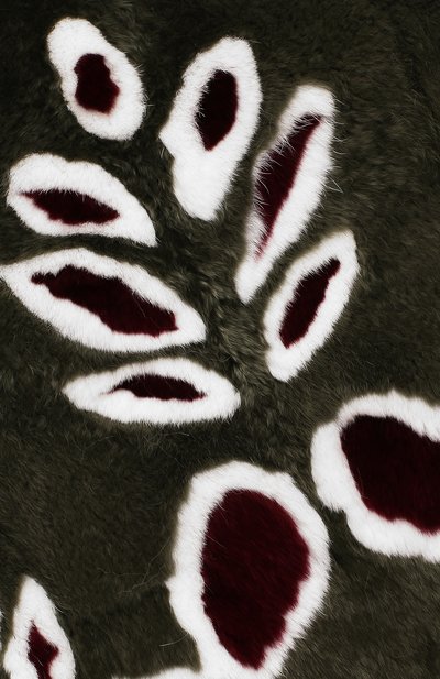 Шуба из кролика YVES SALOMON ENFANT, арт. 20WEM312LGREVE/4-6, фото 3