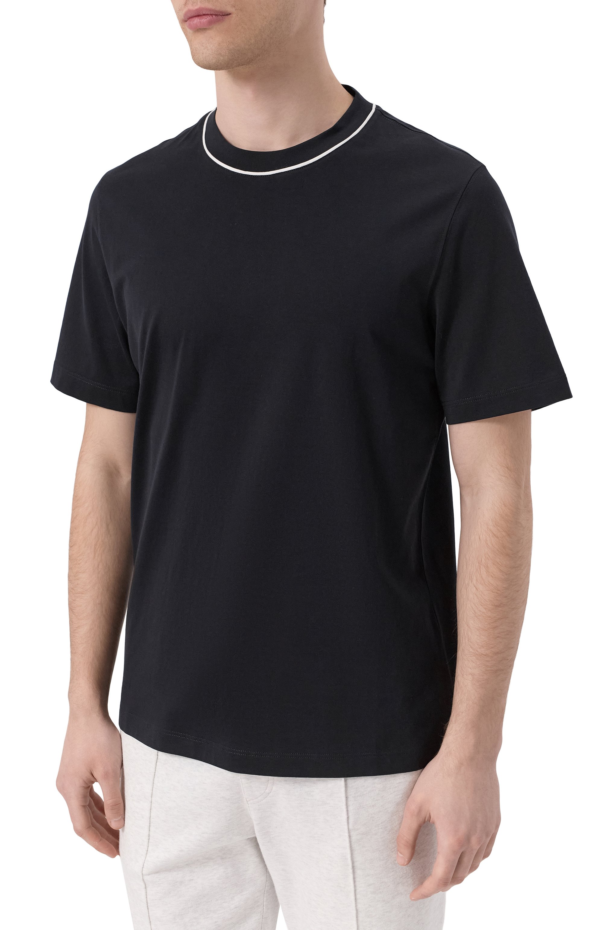 Хлопковая футболка BRUNELLO CUCINELLI, арт. M0B131356P, фото 3