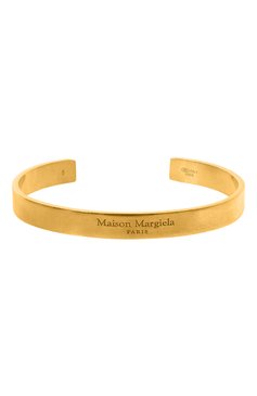 Мужского браслет MAISON MARGIELA золотого цвета, арт. SM1UY0066 SV0158/G0LD | Фото 1 (Региональные ограничения белый список (Axapta Mercury): Не проставлено; Нос: Не проставлено; Материал: Серебро)