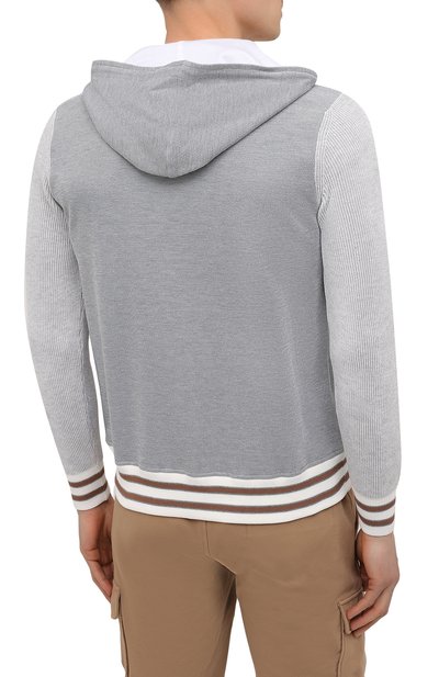 Хлопковая толстовка ELEVENTY PLATINUM, арт. C76GIAC04 TES0C165, фото 4