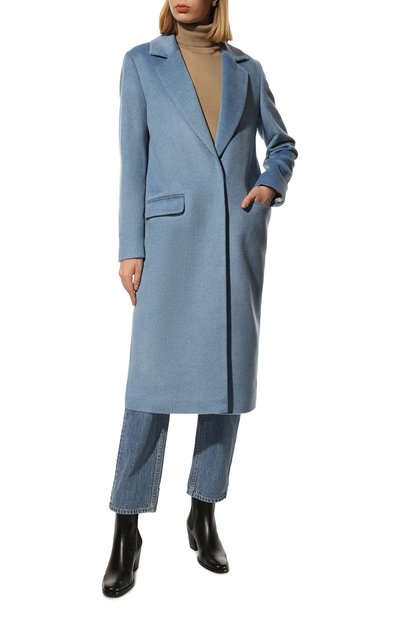 Пальто из шерсти и кашемира SEVEN LAB, арт. CMAR azure, фото 3