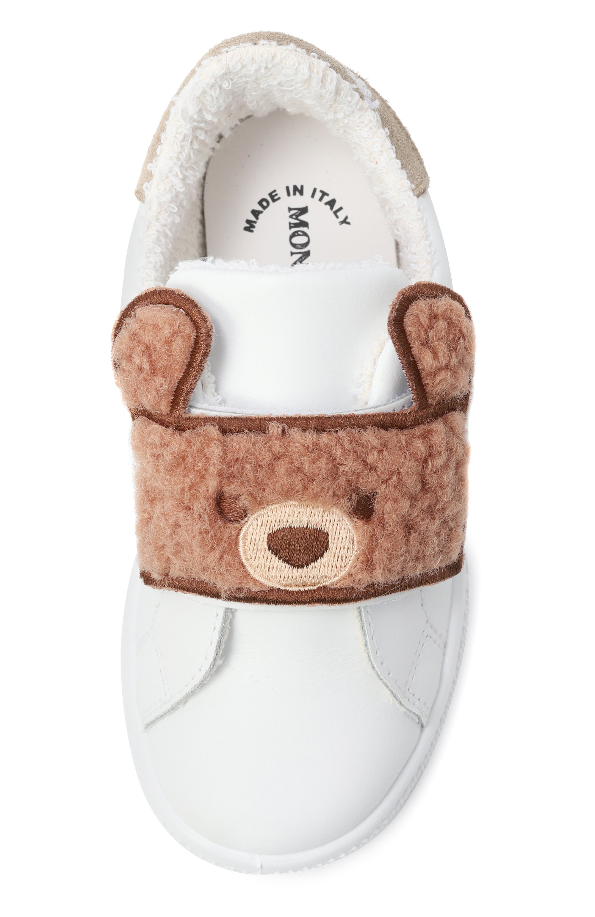 Кожаные кеды MONNALISA, арт. 82F000, фото 4