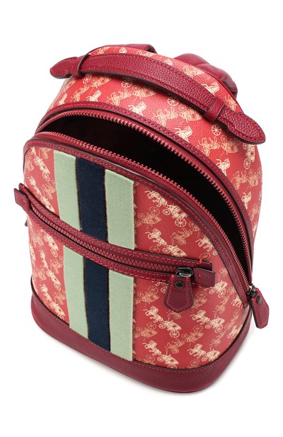 Рюкзак barrow small COACH красного цвета по цене 49750 руб., арт. 79235, фото 4 Рюкзак barrow small COACH, арт. 79235, фото 4