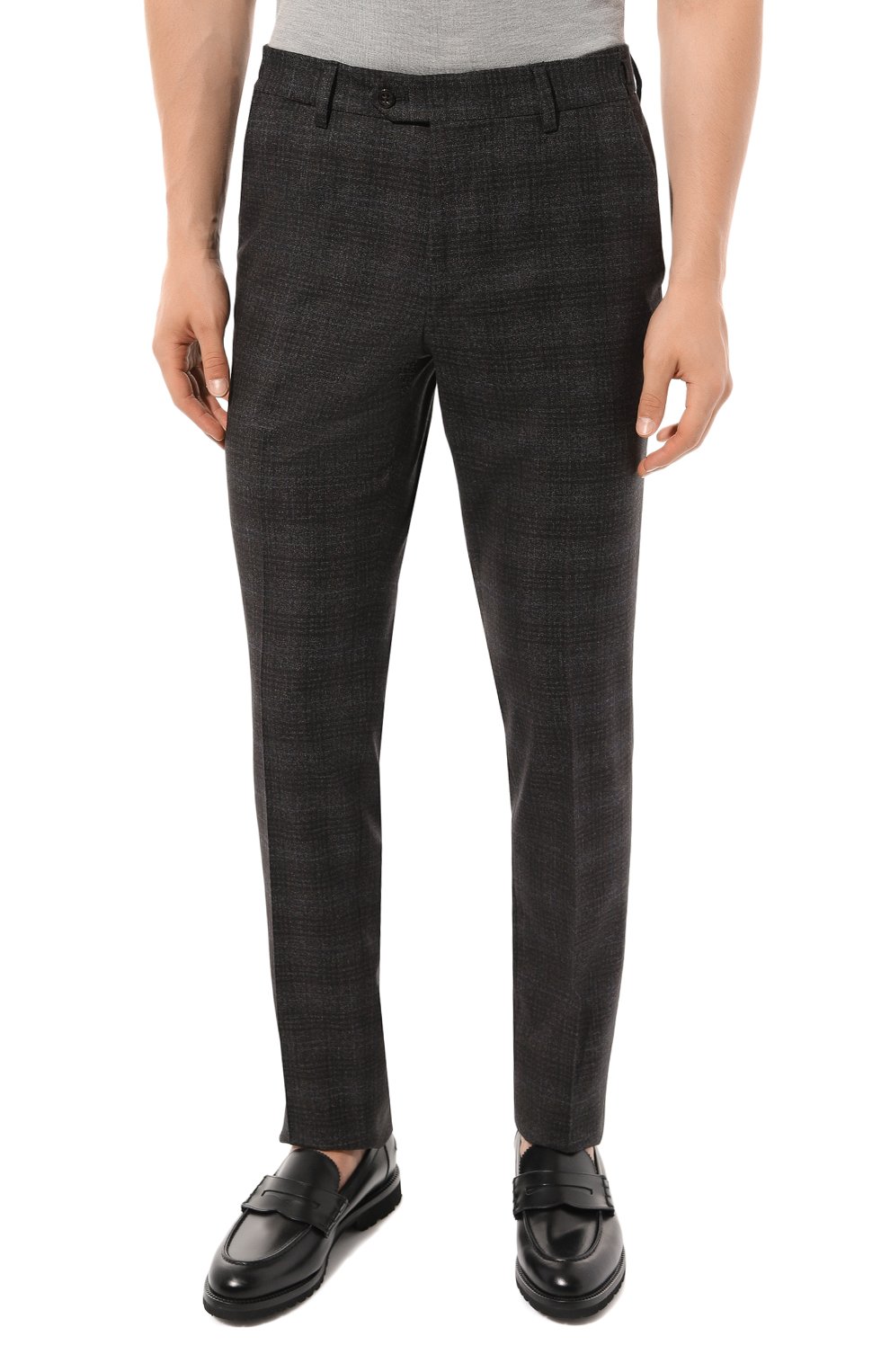 Брюки из шерсти и хлопка CORNELIANI, арт. 944B08-9417546, фото 3