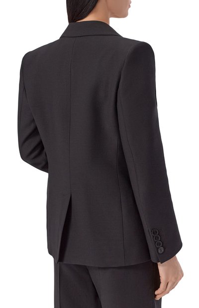 Жакет из шерсти и шелка VALENTINO черного цвета по цене 499500 руб., арт. 8B3CE5F5/1CF, фото 4 Жакет из шерсти и шелка VALENTINO, арт. 8B3CE5F5/1CF, фото 4