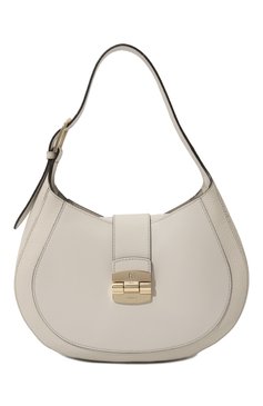 Женская сумка furla club 2 FURLA белого цвета, арт. WB01230/BX0053 | Фото 1 (Размер: medium; Материал: Натуральная кожа, Текстиль, Экокожа; Материал сплава: Проставлено; Драгоценные камни: Проставлено)