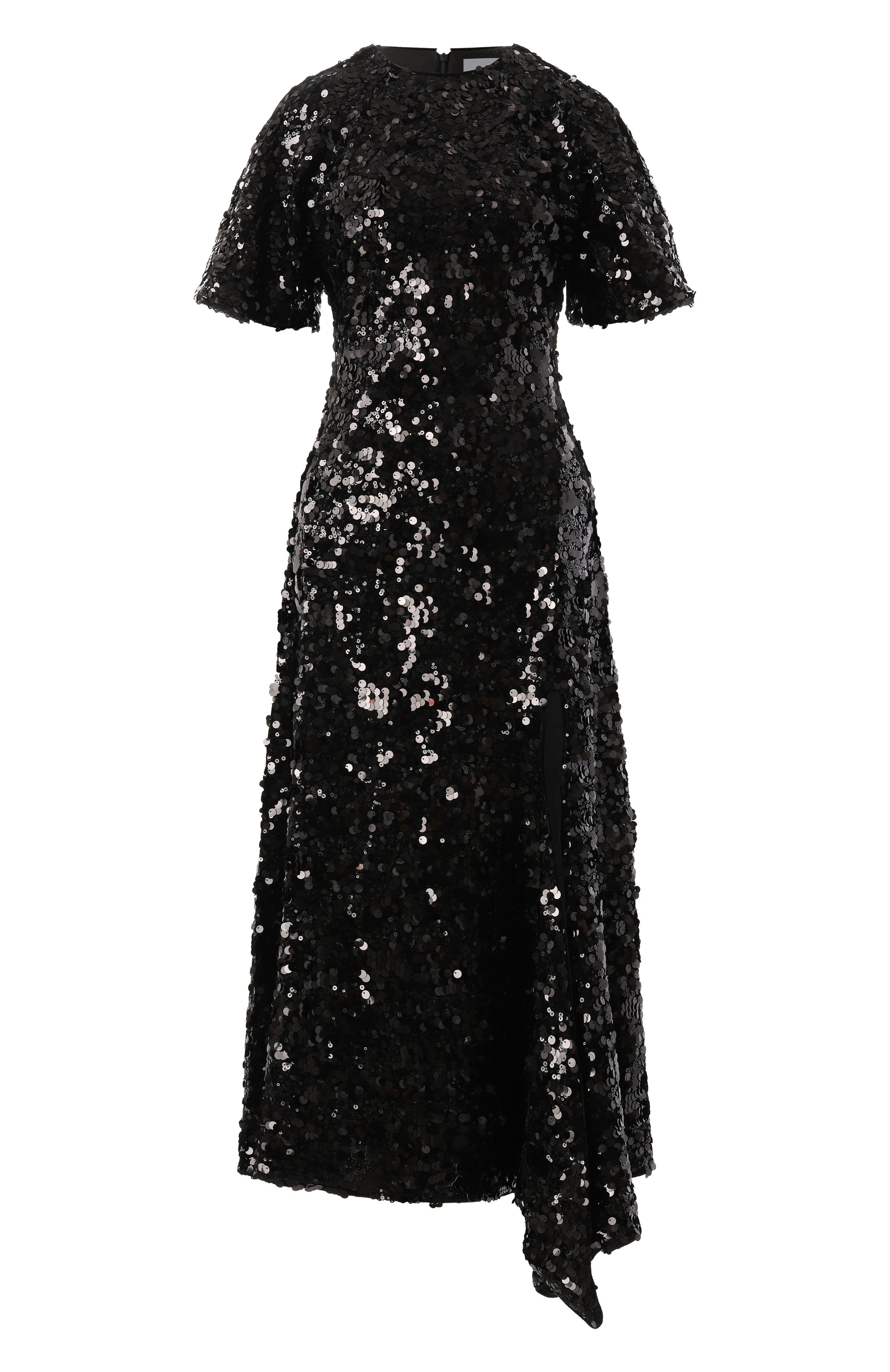 Платье с отделкой пайетками GANNI, арт. T4044, фото 1