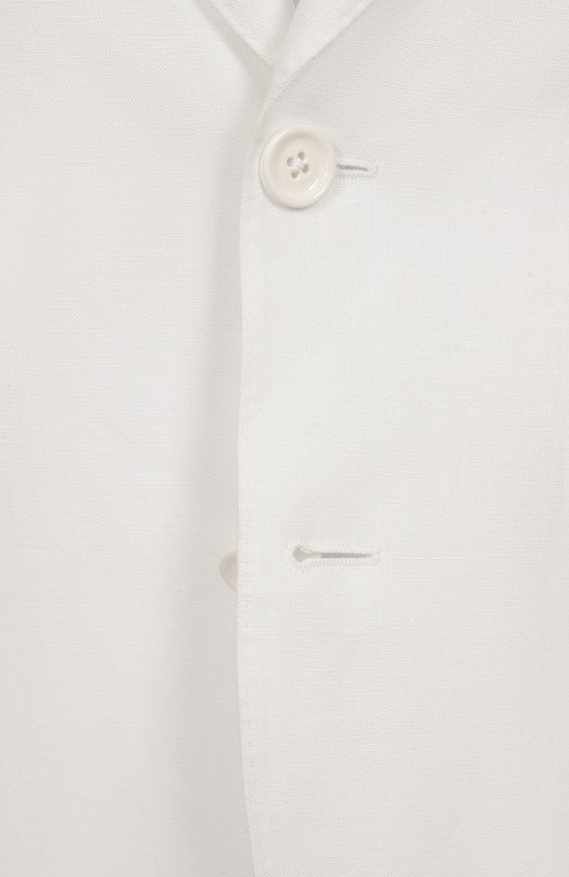 Льняной пиджак Dolce & Gabbana G2QS6T/FU4MC Кремовый  G2QS6T/FU4MC Фото 8