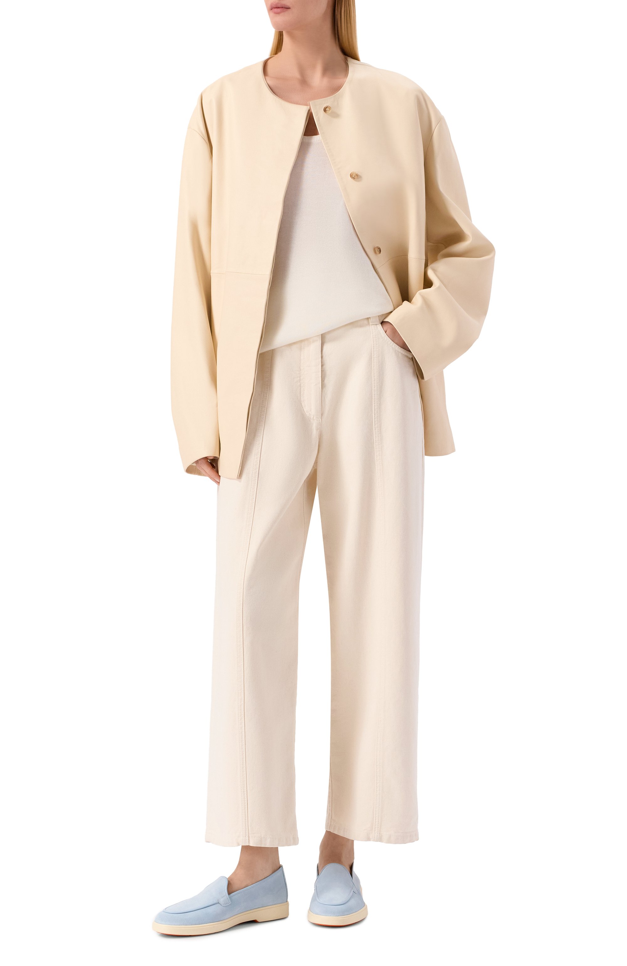 Замшевые лоферы SANTONI, арт. WUYG72027TISN0RB, фото 3