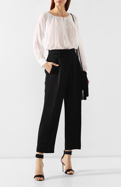 Блузка из хлопка и шелка FORTE_FORTE, арт. 6278, фото 2