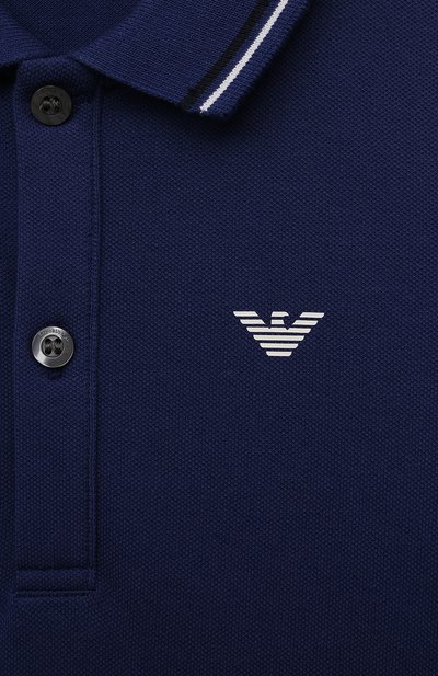 Хлопковое поло EMPORIO ARMANI, арт. 8NHFB3/1JPTZ, фото 3