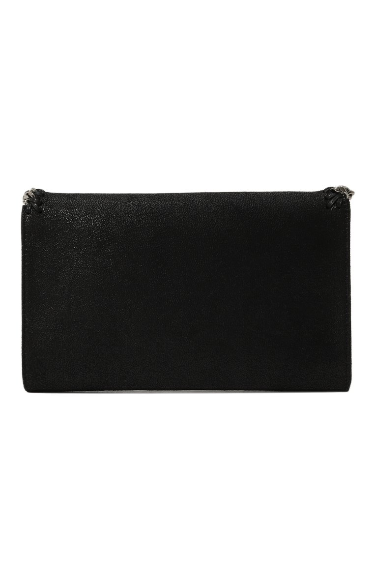 Женская сумка falabella mini STELLA MCCARTNEY черного цвета, арт. 581238/W9132 | Фото 6 (Размер: mini; Ремень/цепочка: На ремешке; Сумки-технические: Сумки через плечо; Материал: Текстиль; Материал сплава: Проставлено; Драгоценные камни: Проставлено)