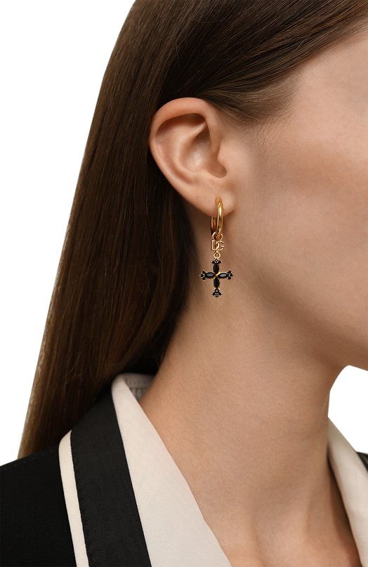 Серьги Dolce & Gabbana WEQ4S1 W1111/G0LD Золотой  WEQ4S1 W1111/G0LD Фото 2