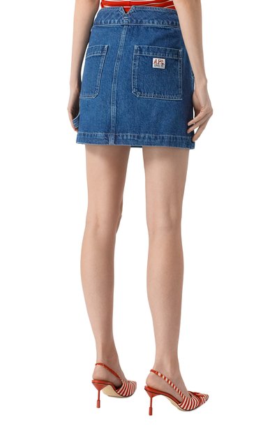 Джинсовая юбка A.P.C., арт. C0HET-F06435, фото 4
