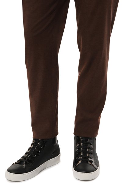 Кожаные кеды sr1 addict SERGIO ROSSI, арт. B10920/MFL259, фото 3