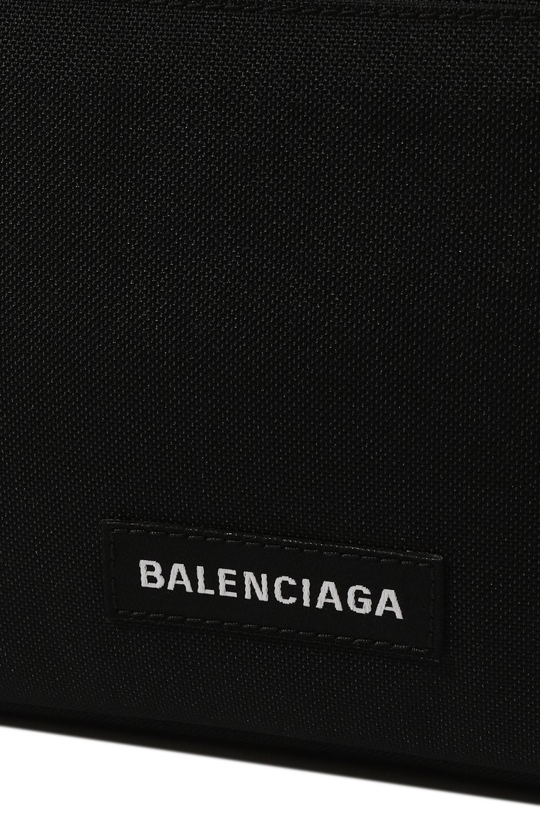 Текстильный футляр для ipad BALENCIAGA черного цвета, арт. 618377/H753X | Фото 3 (Региональные ограничения белый список (Axapta Mercury): Не проставлено; Нос: Не проставлено; Материал: Текстиль)