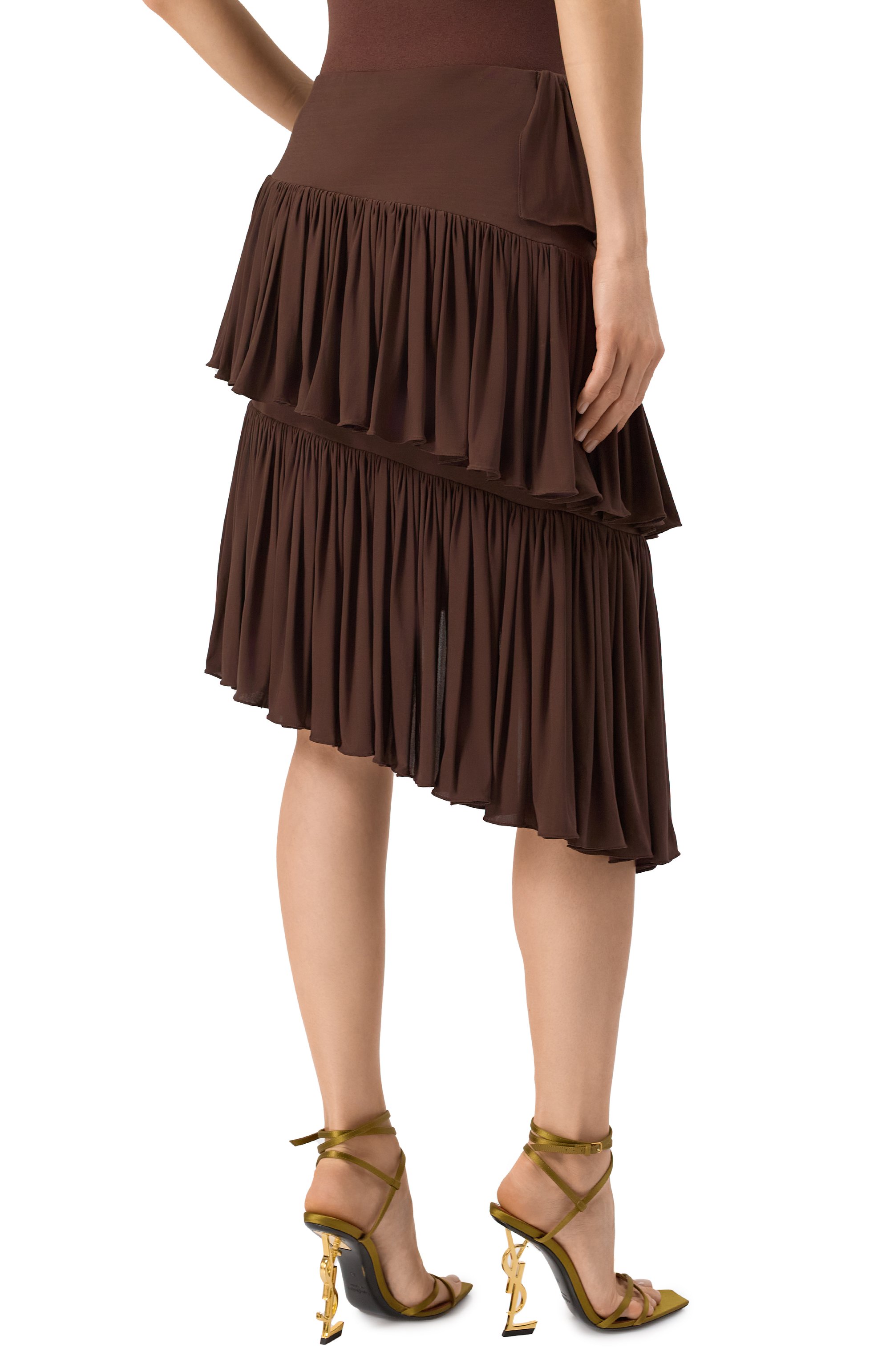 Юбка из вискозы ALAIA, арт. AA9J2312J050A, фото 4