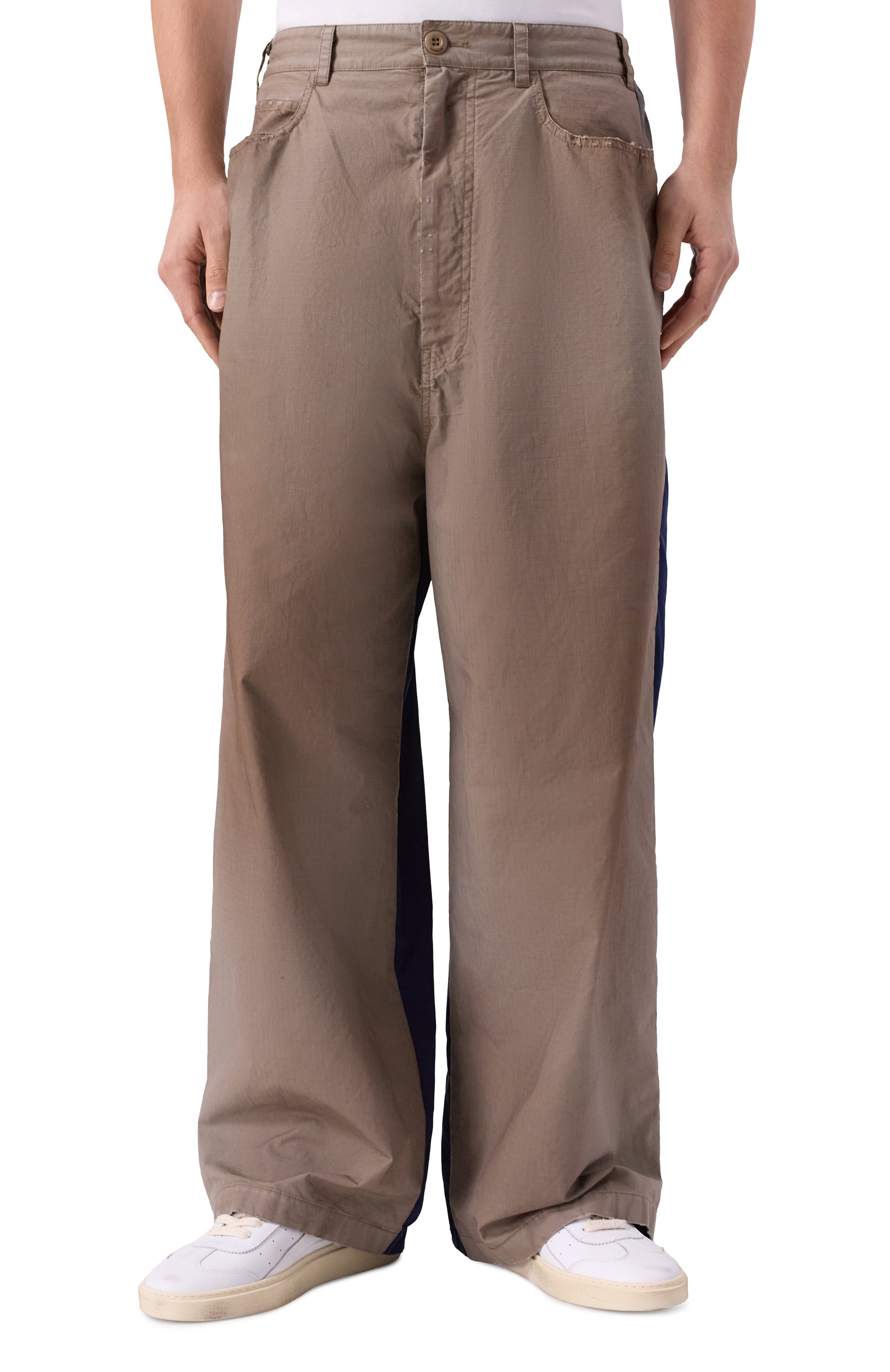 Комбинированные брюки BALENCIAGA, арт. 838828/TSP01, фото 3