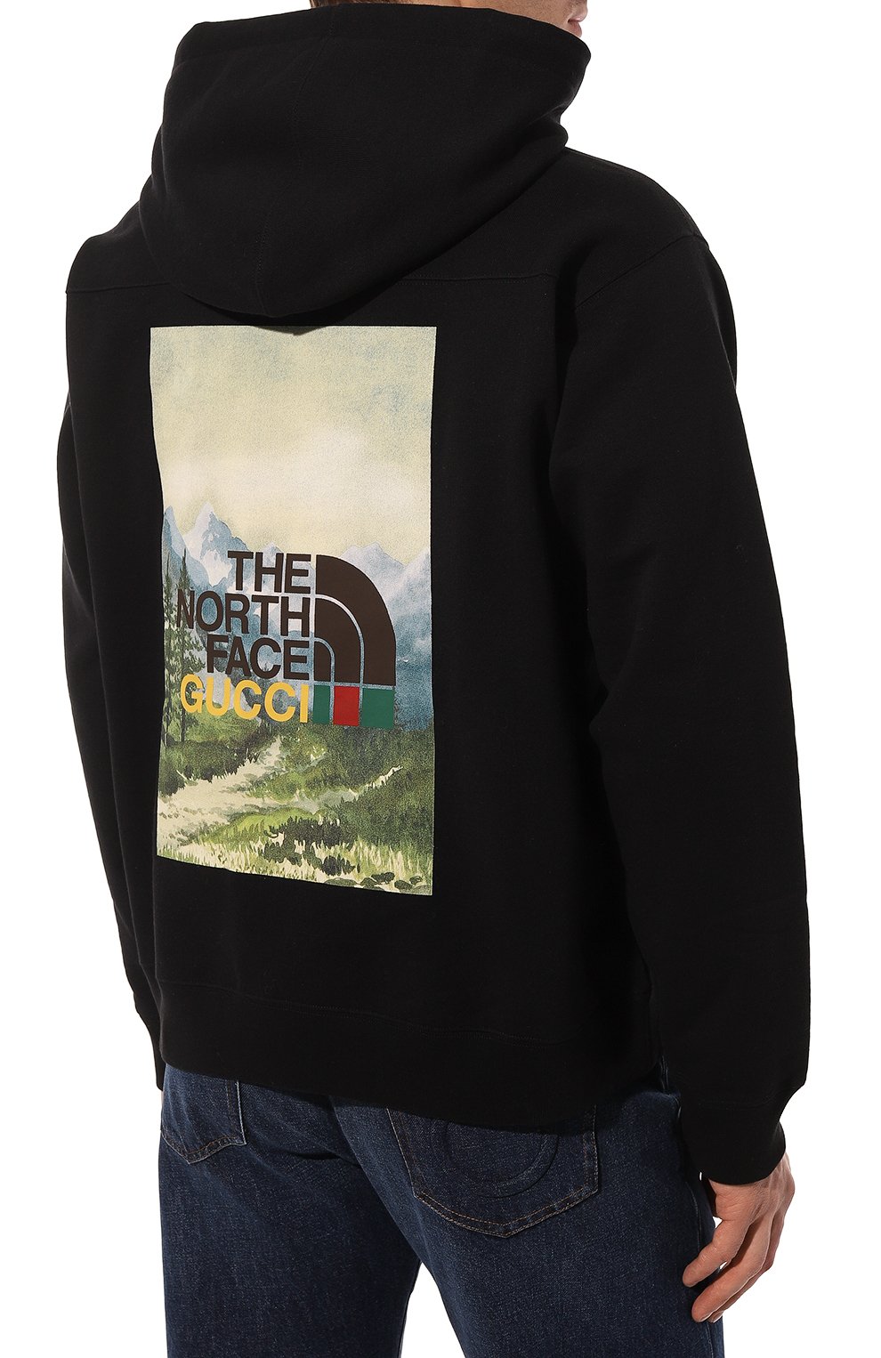 Хлопковое худи the north face x gucci GUCCI, арт. 671453 XJDW1, фото 4