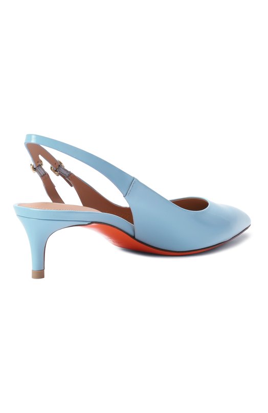 Лакированные туфли Santoni WDLG71407HA2NVHD Голубой  WDLG71407HA2NVHD Фото 5
