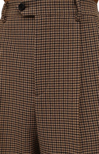 Шерстяные брюки CELINE бежевого цвета по цене 98950 руб., арт. 2P519192K, фото 5 Шерстяные брюки CELINE, арт. 2P519192K, фото 5