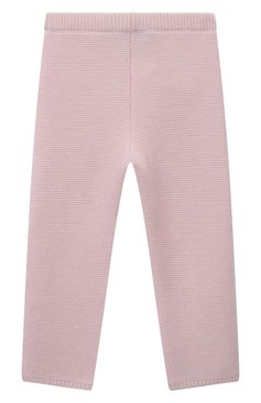 Детские кашемировые джоггеры GIORGETTI CASHMERE светло-розового цвета, арт. MB1461/T | Фото 2 (Нос: Не проставлено; Материал сплава: Проставлено; Девочки Кросс-КТ: Джоггеры-одежда)