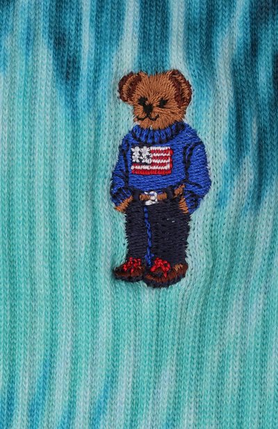 Носки POLO RALPH LAUREN голубого цвета по цене 1805 руб., арт. 455854097, фото 2 Носки POLO RALPH LAUREN, арт. 455854097, фото 2