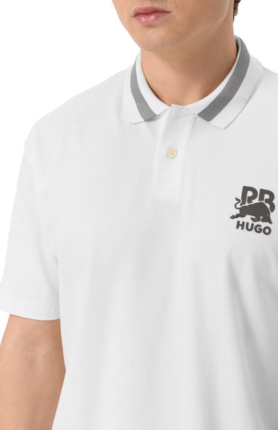 Хлопковое поло hugo x rb HUGO, арт. 50542748, фото 5