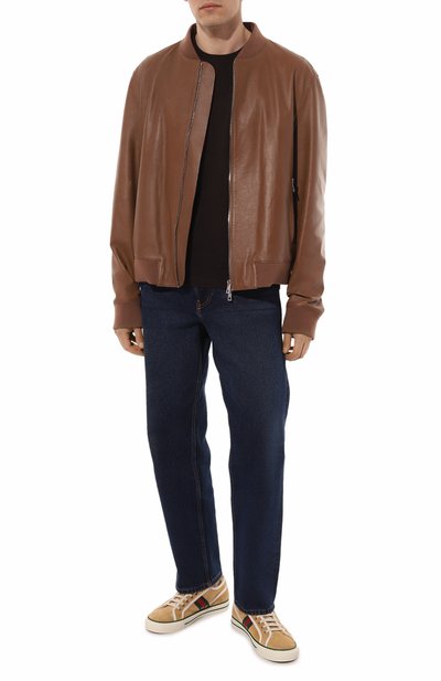 Замшевые кеды tennis 1977 GUCCI, арт. 649329 UAE10, фото 2