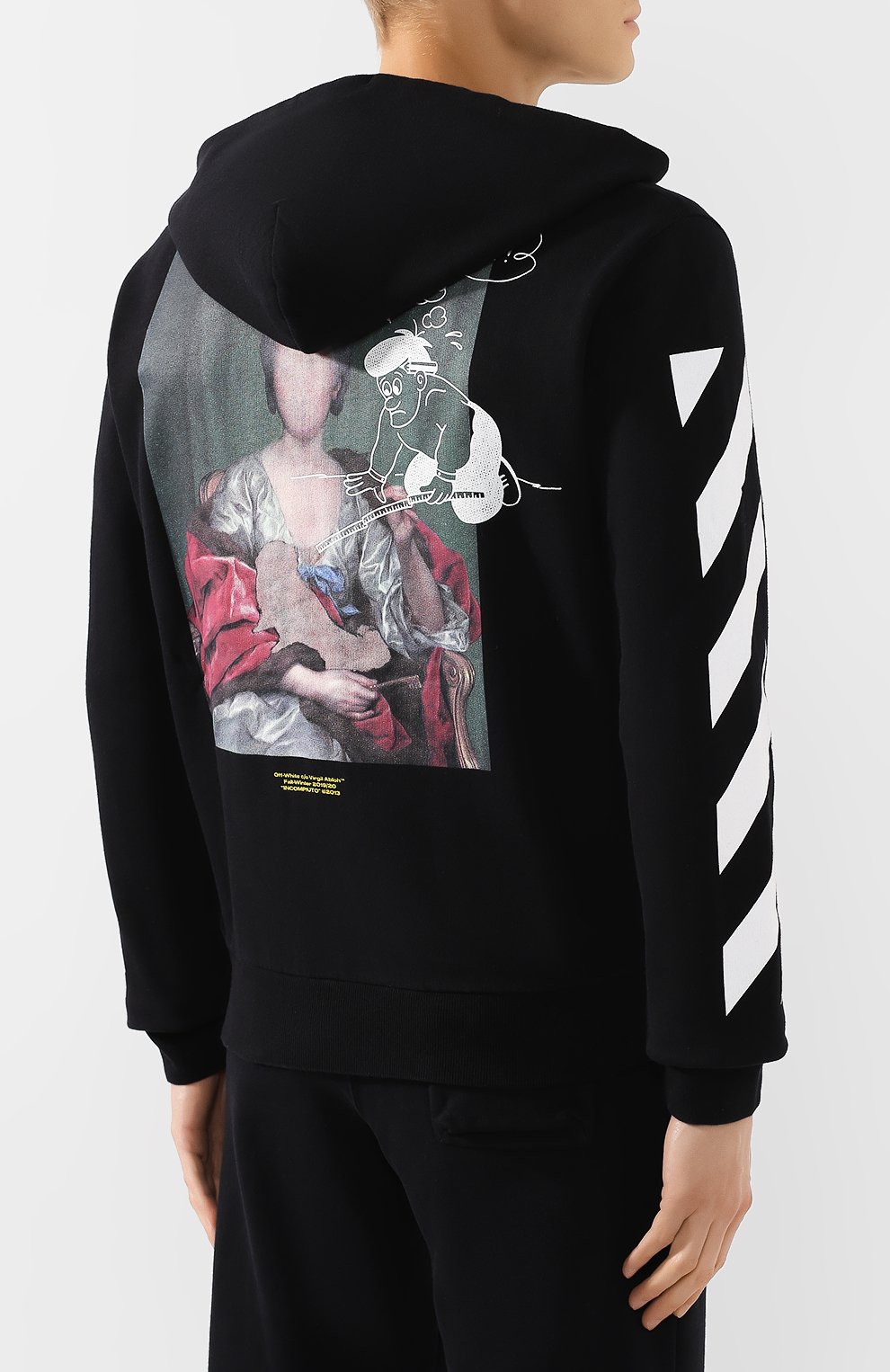 Хлопковая толстовка OFF-WHITE, арт. 0MBE001E19E300051088, фото 4