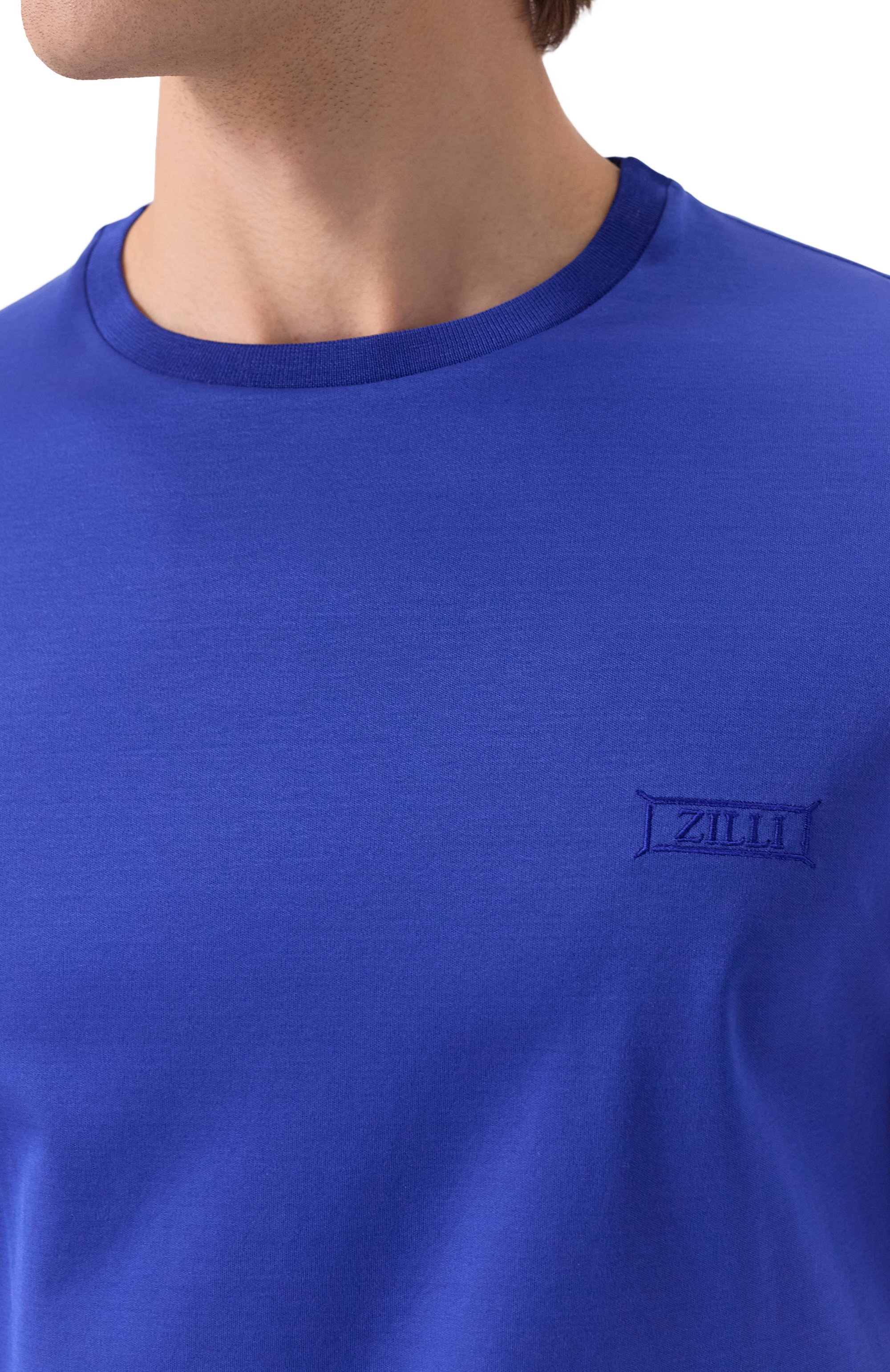 Хлопковая футболка ZILLI, арт. TSR02AM0100VNI000, фото 5
