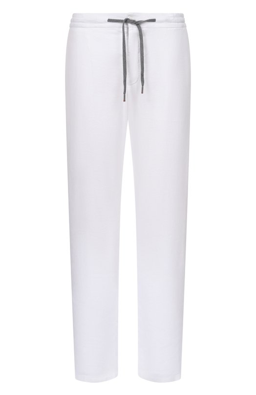 Брюки изо льна и лиоцелла Marco Pescarolo CARACCI0L0/5302 Белый CARACCI0L0/5302